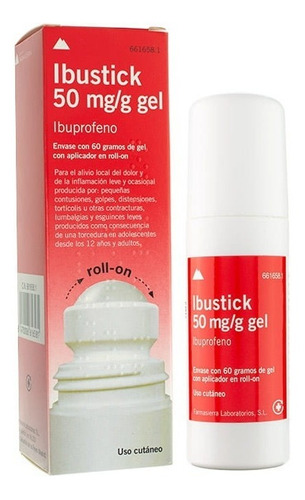 Ibustick Gel 50 Mg/g Roll-on 60 G Dolor Muscular