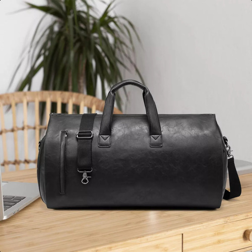 Bolsa Mala Para Viagem Couro Porta Terno Sapatos Vestidos
