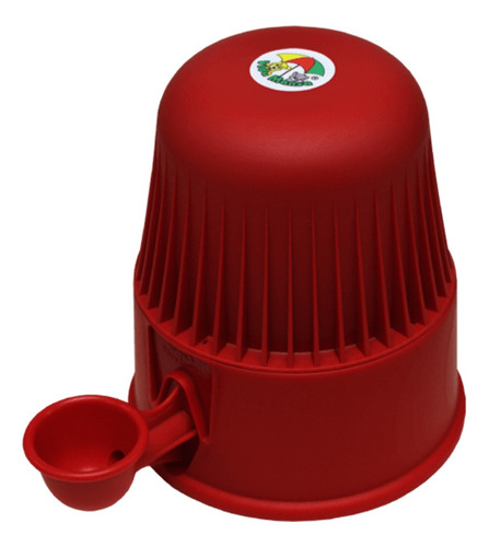 Imagem 1 de 3 de Bebedouro Vida Mansa Raças Pequenas 2 L Vermelho