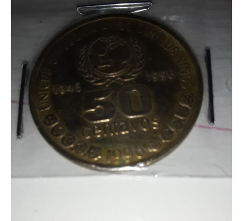 Moneda 50 Cent. 1996 Argentina  Km 119 Conmemorativa