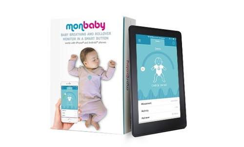 Monitor Bebe Botón Sensor De Respiración Para Celular Monbab