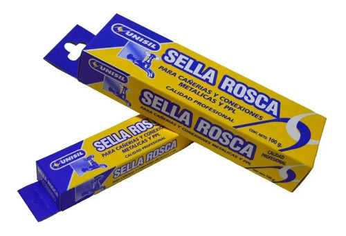 Sellarrosca / Sella Rosca Para Cañerías Unisil 25 Gramos Tyt