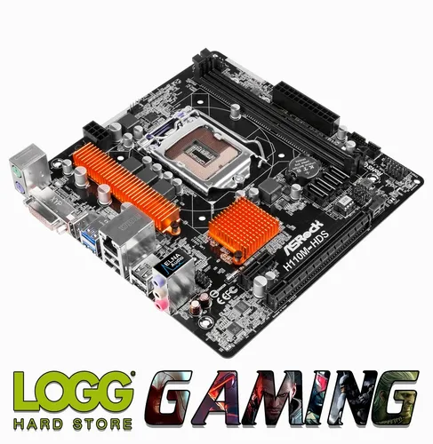 Motherboard Asrock H110m-hds S1151 Intel Ddr4