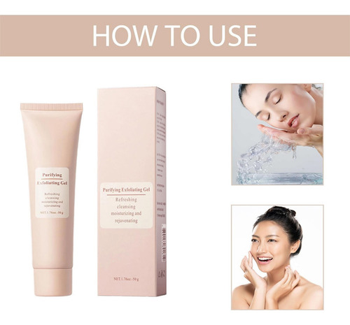 Gel Exfoliante 50 G Y Limpiador Facial De Queratina Para Pie