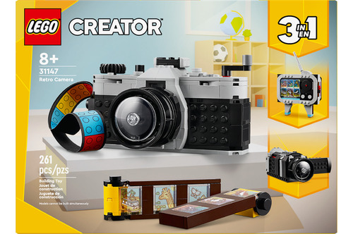 Kit Lego® Creator 3en1 Cámara Televisión Videocámara 31147