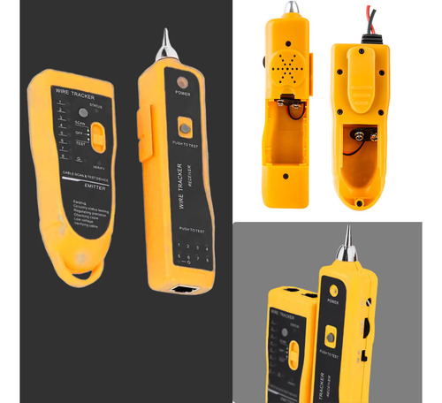 Kit Localizador De Rede E Cabos Rj45 Rj11 Com Led