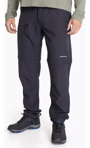 Pantalon Merrell M Detach Pants Color Negro De Hombre