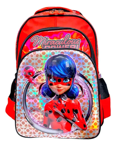 Mochilas de miraculous ladybug con ruedas sale