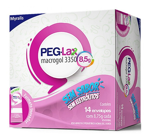 Peg-lax 8,5g 14 Envelopes Sem Sabor
