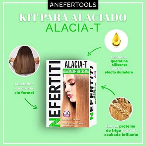 Crema Alaciado Permanente Con Queratina Nefertiti Sin Formol | MercadoLibre