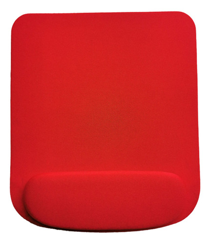 Alfombrilla de ratón ergonómica de espuma EVA Comfort Soft, color rojo