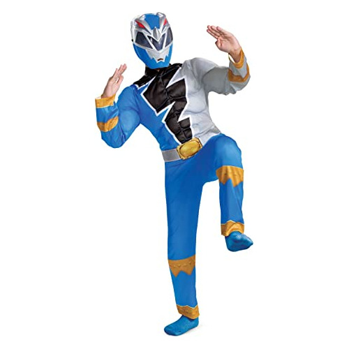 Disfraz Infantil De Power Rangers Dino Fury Blue Ranger