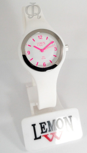 Imagen 2 de 2 de Reloj Mujer Chicos Lemon Malla Silicona Elegi Color