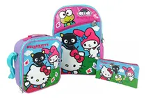 Comprar Set Mochila + Lonchera + Cartuchera Kitty Y Amigos Original