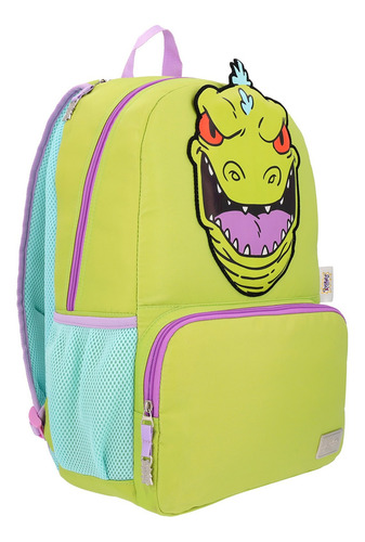 Mochila Rugrats Reptor Primaria Backpack Rug004bp226a Color Verde