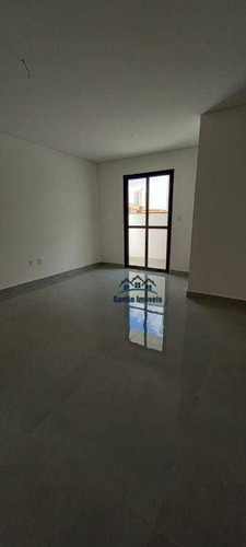 Cobertura *pronta Para Morar ** Com 3 Dormitórios(01 Suíte ) Fino Acabamento 02 Vagas À Venda, 140 M² Por R$ 465.000 - Vila Pires - Santo André/sp - Co0356