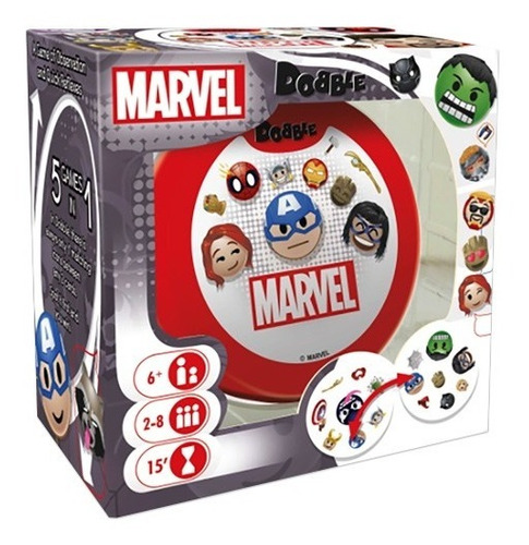 Dobble Marvel: Juego De Mesa Para La Familia Y Amigos