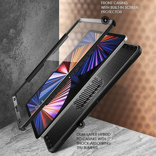 Case Supcase Para iPad Pro 12.9 M2 2022 6gen Protector 360°
