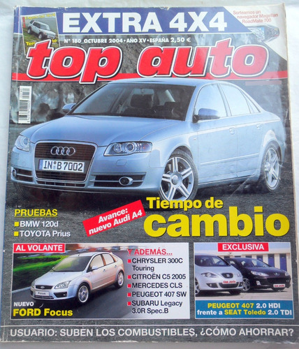 Top Auto Nº 180 ( Revista Española) 230 Paginas Octubre 2004