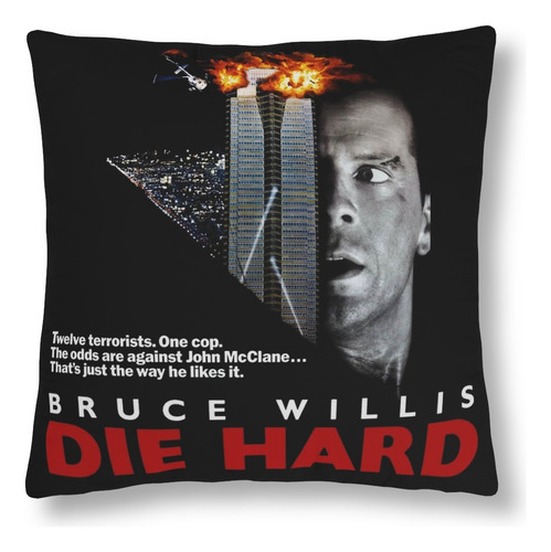 Rnm-0159 Funda Cojin Die Hard - Duro De Matar - Bruce Willis