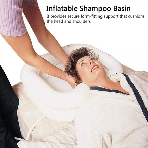 Lavabo Inflable Para ChampĂș Con Tubo Para Lavar El Cabello.