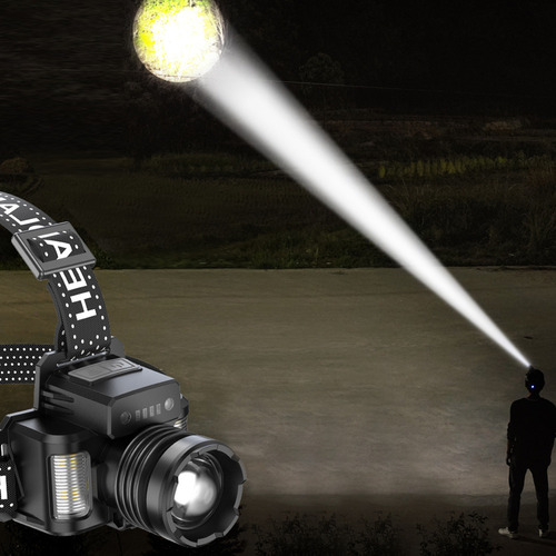 Faro Led Con Sensor De Movimiento, Faro Recargable Por Usb