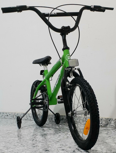 Bicicleta Usada R14 Impecable Sin Detalles Para 4 A 7 Años Verde 14 " (Usado)