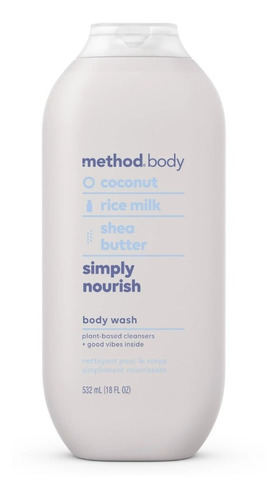 Method Body Wash, Simply Nourish 18oz