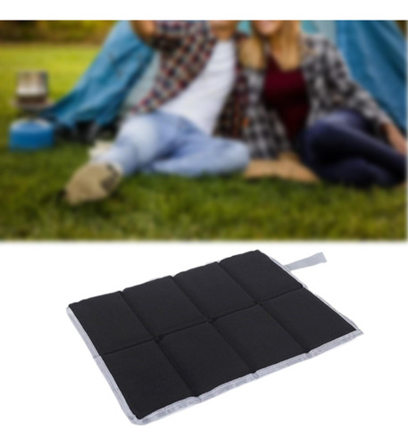 Cojín Para Acampar, Tela Oxford, Impermeable, Negro