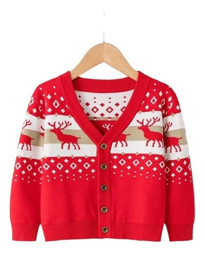 Suéteres Navideños For Bebés Y Niñas, Ropa De Invierno P [u]