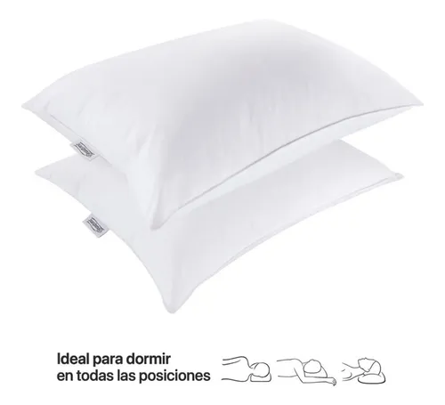Almohada Simmons Fibra 50x70cm Spa Funda X2 Entregas A Domic