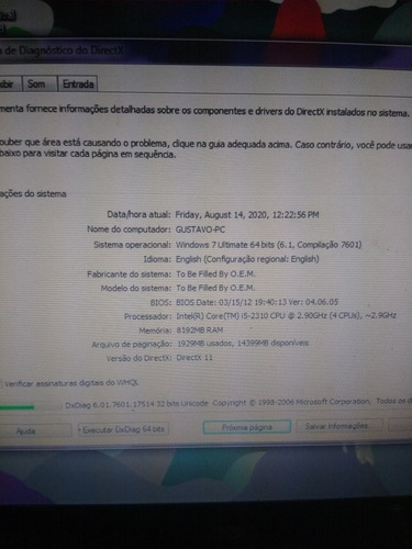 Pc Gamer I5 8gb Roda Tudo