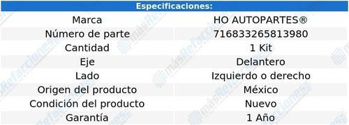 1 Kit Tuerca Y Seguro Rueda Del Izq/der F-250 Sd 99 Al 10 Ho