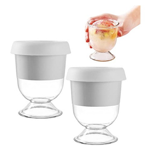 Tegool Sphere Ice Moldes Para Hacer Vasos De Cerveza, Esfera