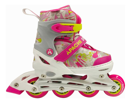 Patines En Línea Apache Rush Girl Ajustables 22-25cm