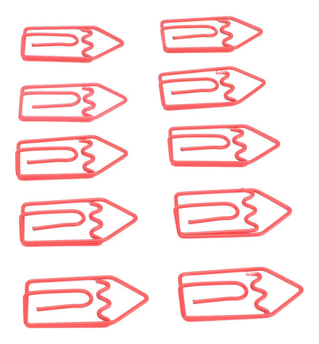 Clips De Papel Con Forma, 100 Unidades, Metal, Bonito Estilo