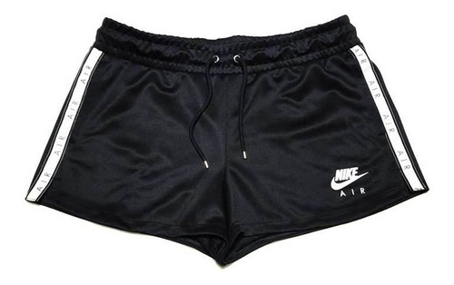 Short Nike Air Para Mujer, Color Negro, Talla Mediana.