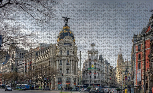 Antiestrés Rompecabezas 500 Pzs Edificio Metrópolis España