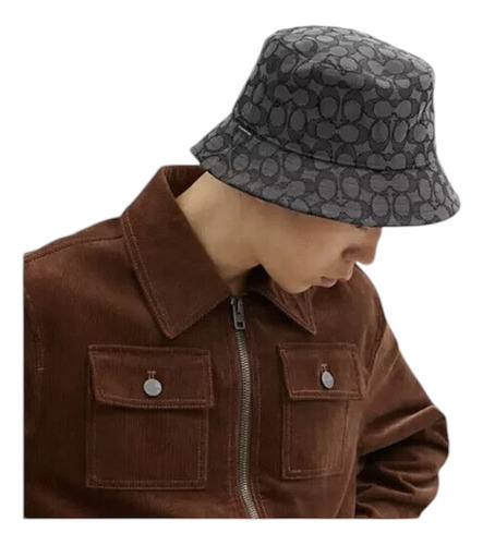 Sombrero Bucket Hat Coach Monogram Signature Original Y Nuev