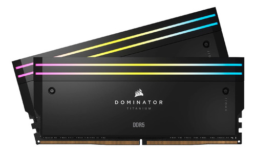 Corsair Dominator Titanium Rgb Ddr5 Ram 64 Gb (2x32 Gb) Cl32