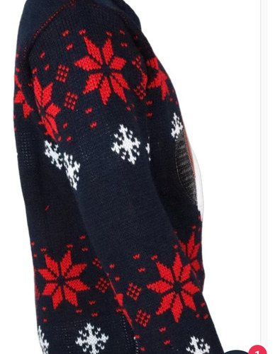 Sueter Sweater Navideño De Niños Mickey Mause O Minnie Mimi