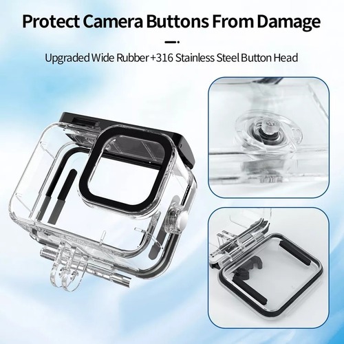 Case Super Suit Gopro Hero10/9 + Filtros De Agua (r,m,m)