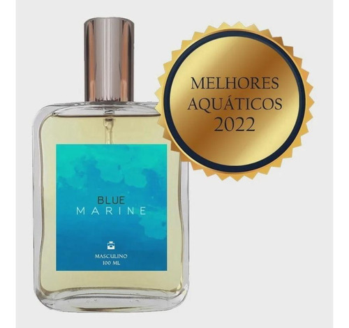 Perfume Blue Marine 100ml - Top Masculino Aquático 2022