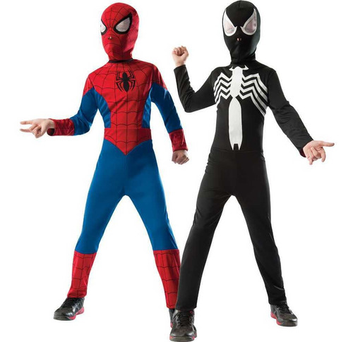 Disfraz Para Niño Spiderman Venom Talla Small 4-6 Halloween