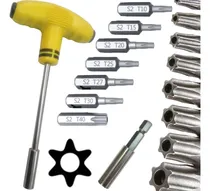 Comprar Bits Tork Hexalobular Furo Guia T10 T15 T20 T25 T27 T30 T40
