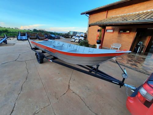 Imagem 12 de 15 de Barco De Aluminio Borda Alta 6 Metros Reboque Rodoviario