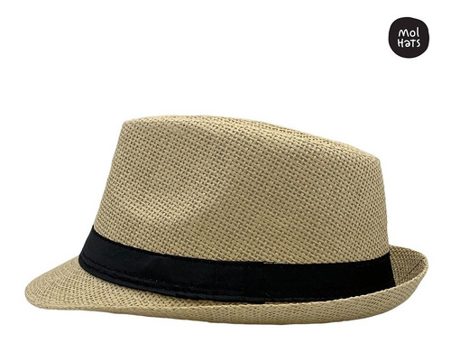 Imagen 3 de 6 de Sombrero Estilo Panamá Calidad Premium Solero Verano Playa Calor Unisex Variedad Tonos De Paja