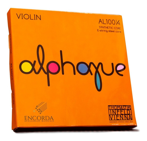 Juego de cuerdas Thomastik Alphayue Al100 1/4 para violín