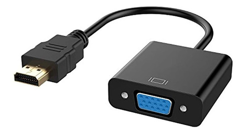 Hdmi A Vga Con Adaptador De Audio, Amanka Adaptador Hdmi A V