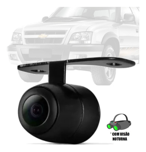 Imagem 1 de 4 de Camera De Ré (2x1) Borboleta Visão Noturna Gm S10 2013/2014